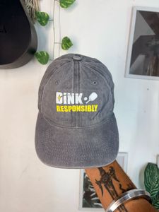 Grey "Gink Responsibly" Cap