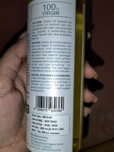 Merit 100% Virgin Cold Pressed Castor Oil