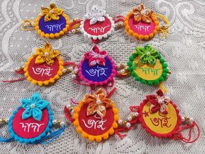 Handmade Rakhi Bracelet Set