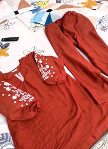 women bollywood style kurta pant
