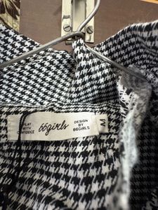 Classic Checkered Button-Up Dress