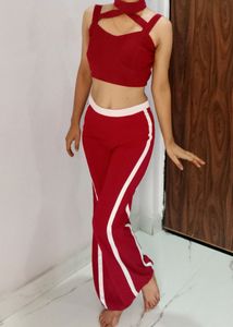 Sexy Dark Red Coord Set