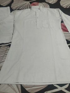 Men's White Kurta Set