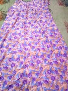Comfortable Floral Nightgown