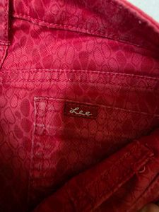 Two-Way Reversible Red Pants-LeeCooper