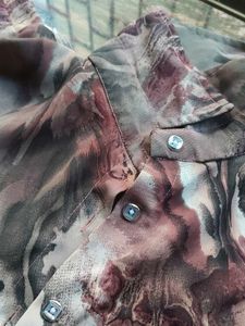 Unique Shirt with fluffy hands and strips too!!