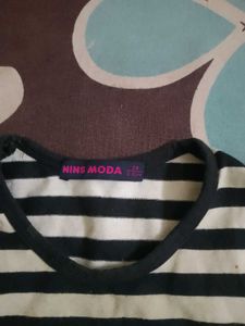 Girls' Striped Top &amp; Shorts Set free tishirt