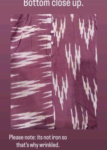 Handcrafted Ikat Print Dress