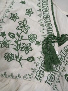 Embroidered Kurta Top
