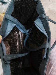 Stylish Teal Tote Handbag