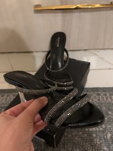 Sparkling Black Heels