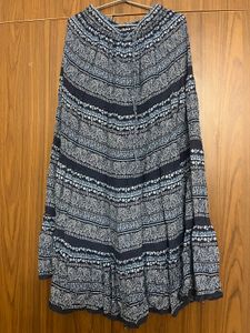 Flared Cotton skirt