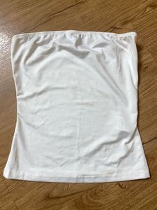 Chic White Strapless Tube Top