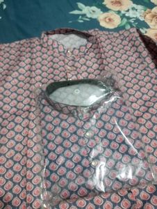 Men's Pure Cotton Printed Kurta
