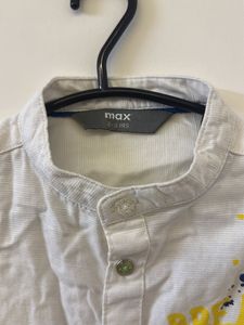 Graphic Print Boys Button-Down Shirt
