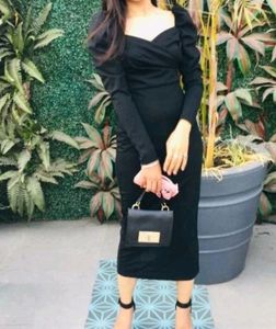 Black Bodycone Dress