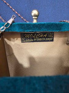 Elegant Embellished Velvet Clutch