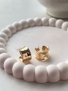 Statement Gold Hoop Earrings