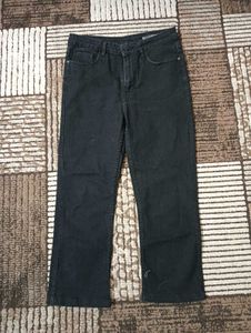 Black bootcut jeans