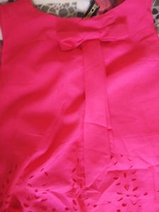 Mirchi Designer Frill Magenta Crop Top