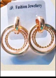 Stylish Double Hoop Earrings