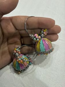 Vibrant Jhumka Earrings