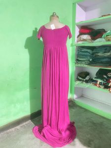 V-Neck Maxi Gown