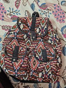 Boho Tribal Print Backpack