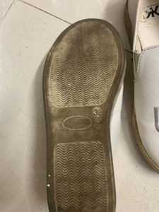 White 'Shut Up!' Loafers
