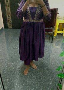 Purple Kurta Set