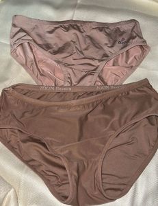 Beige And Brown Panties