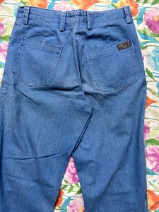 Blue Stitched Jeans