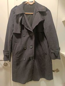 Elegant Grey Trench Coat