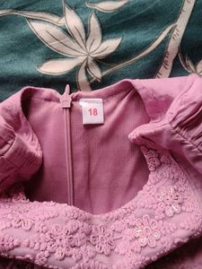 Beautiful Lilac Kurta Set with Dupatta