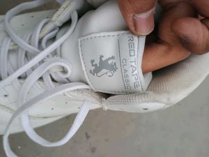 Red Tape Classic White Hightop Sneakers