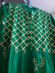 New green Anarkali