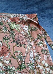 Floral Wrap Skirt