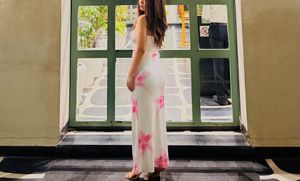 Chic Floral Crop Top &amp; Skirt Set