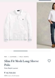 Ralph Lauren Slim Fit Long Sleeve Polo