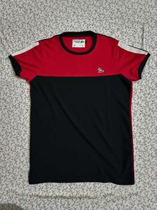 Lacoste Sport T-Shirt - Red & Black ❤️