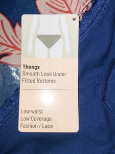 Pair Of Two Panties Blue Colour