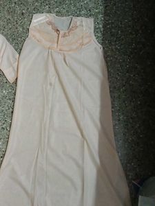 Comfortable Nightsuit with over coat Set