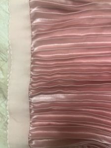 Satin Pleated Midi Skirt