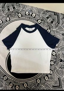H&amp;M Colorblock Crop Top