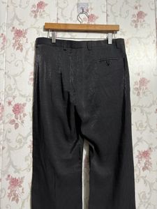 Black Cropped Wide-Leg Pants