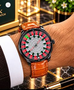 Roulette-Inspired Wristwatch