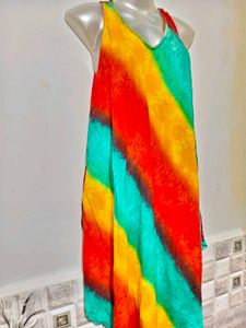 🔥 BUY 1, GET 1 FREE 🔥Tie-Dye Layered Ethnic Gown