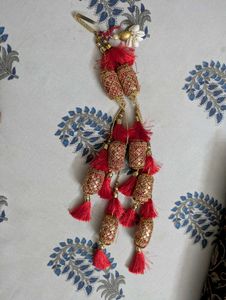 Red Tassel Lehenga/Saree Hangings