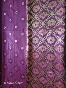 Elegant Burgundy Saree with Gold Border
