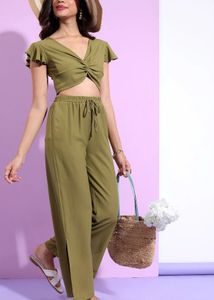 Olive Green Co-ord Set